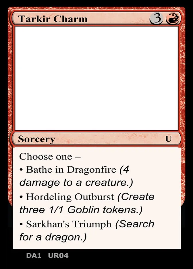 2023 Unknown Event Tarkir Charm uncommon #UR04c uncommon card image