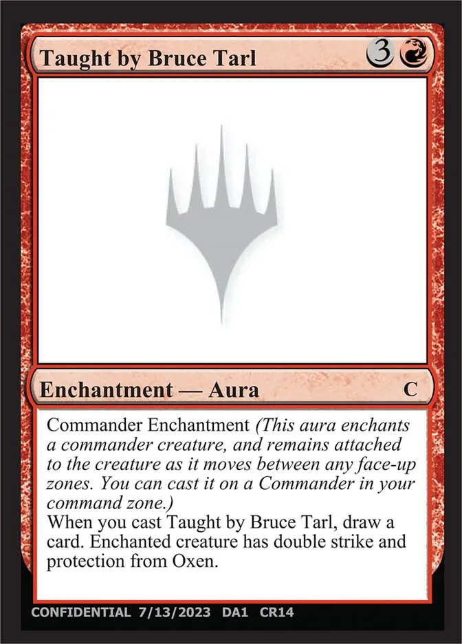 2023 Unknown Event Taught by Bruce Tarl #CR14b common card image