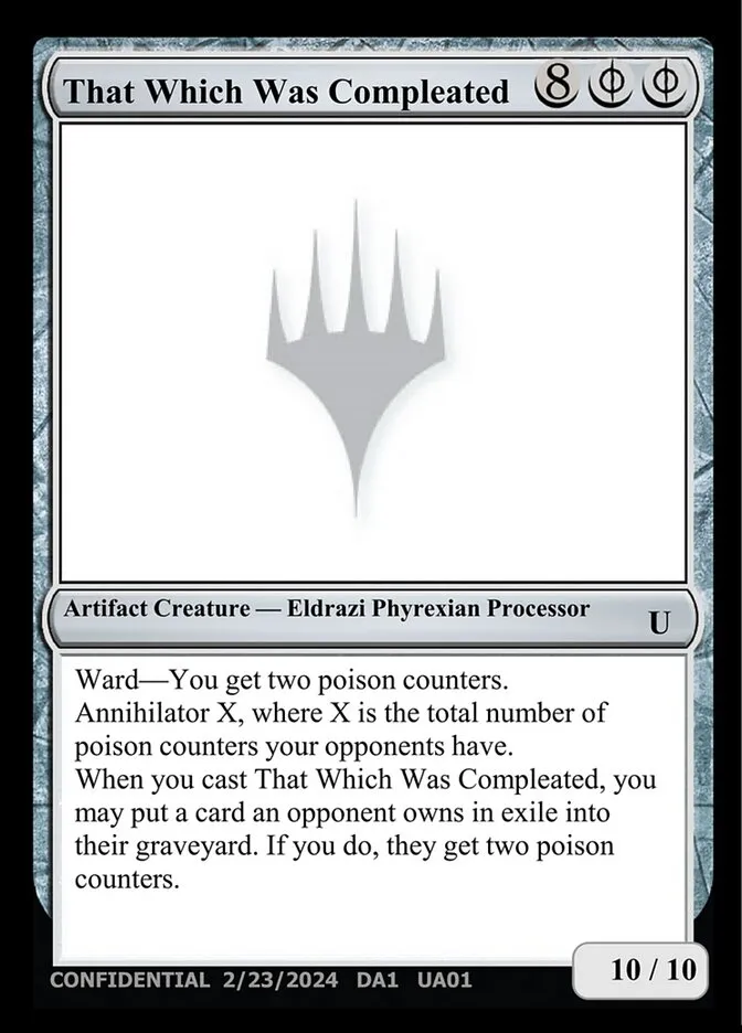2023 Unknown Event That Which Was Compleated uncommon #UA01b uncommon card image
