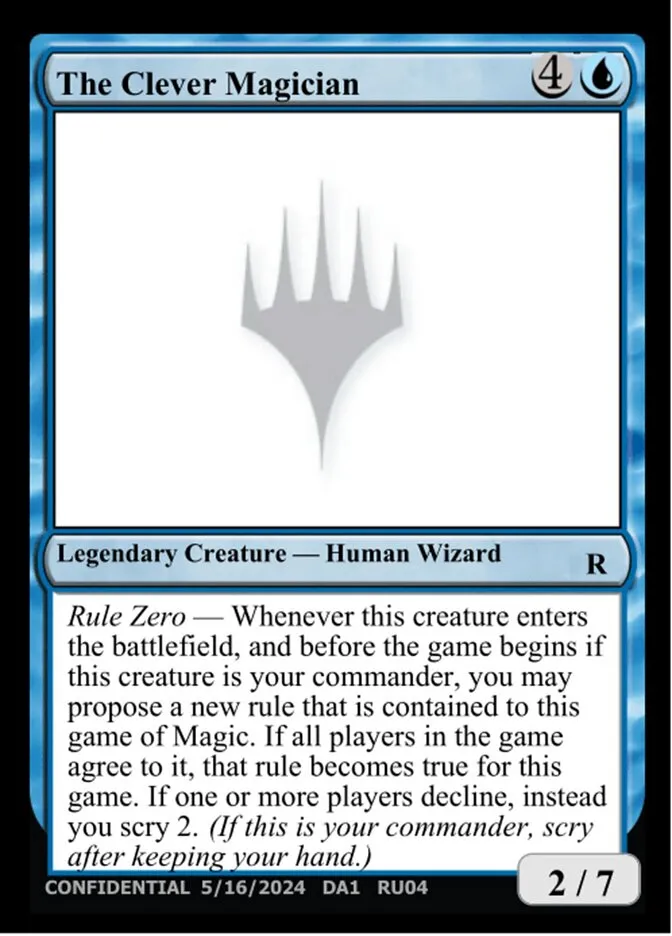 2023 Unknown Event The Clever Magician #RU04a rare card image