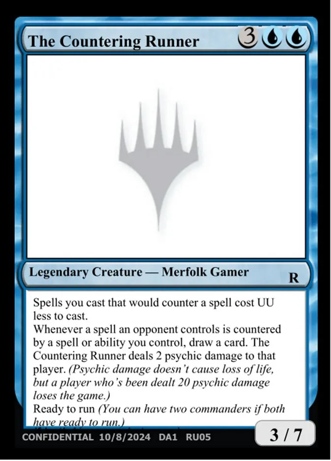2023 Unknown Event The Countering Runner #RU05b rare card image