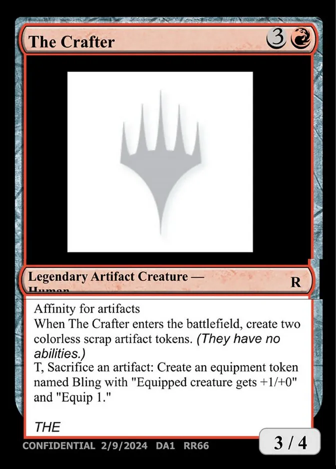 2023 Unknown Event The Crafter #RR66 rare card image