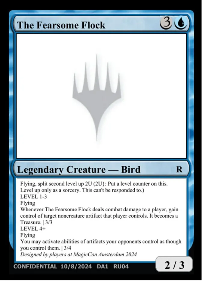 2023 Unknown Event The Fearsome Flock #RU04c rare card image