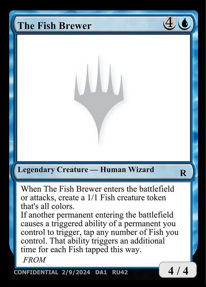 2023 Unknown Event The Fish Brewer #RU42 rare card image
