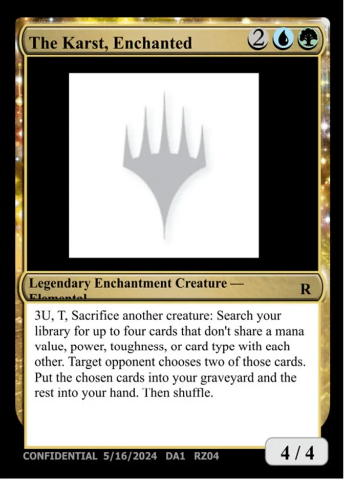 2023 Unknown Event The Karst, Enchanted #RZ04i rare card image