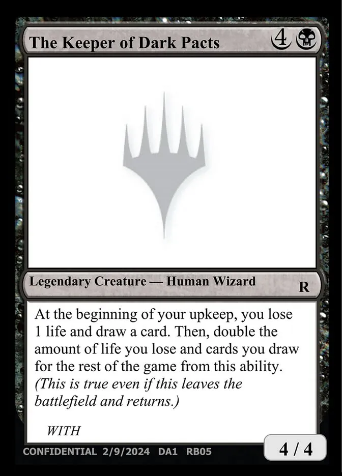 2023 Unknown Event The Keeper of Dark Pacts #RB05 rare card image