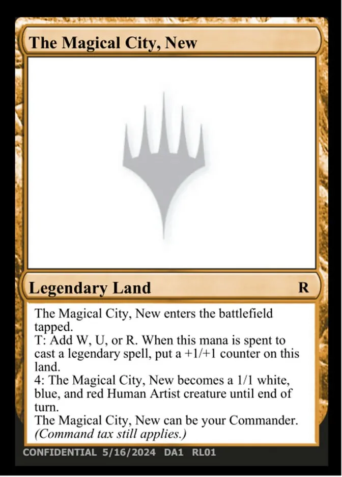 2023 Unknown Event The Magical City, New #RL01b rare card image