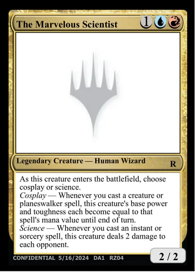 2023 Unknown Event The Marvelous Scientist #RZ04j rare card image