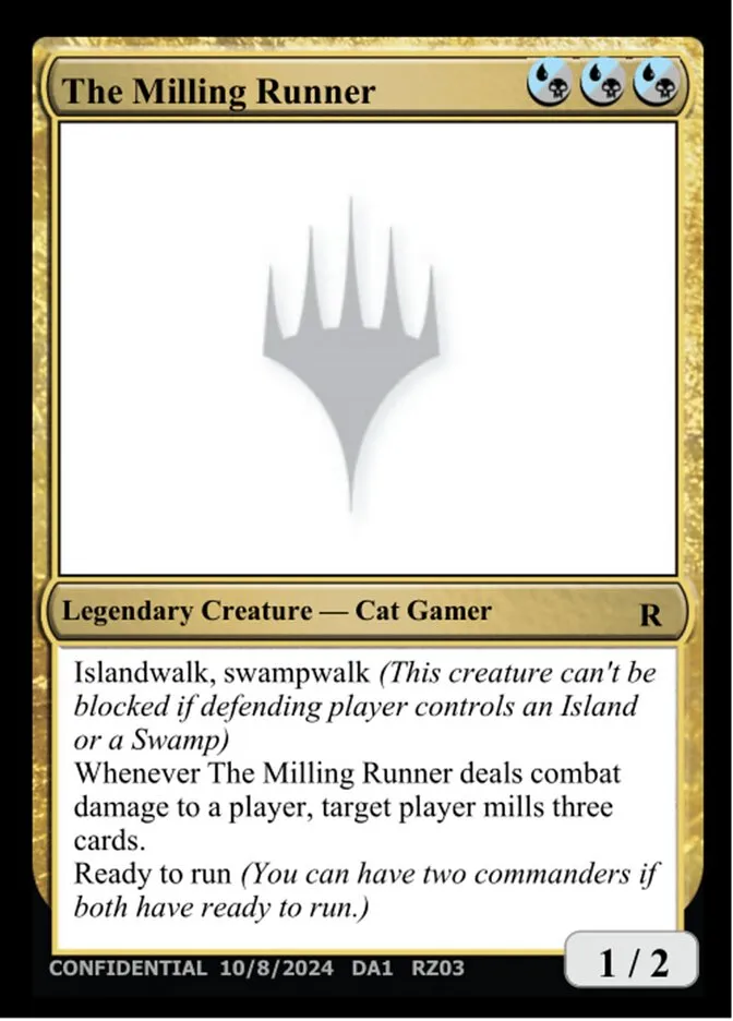 2023 Unknown Event The Milling Runner #RZ03f rare card image