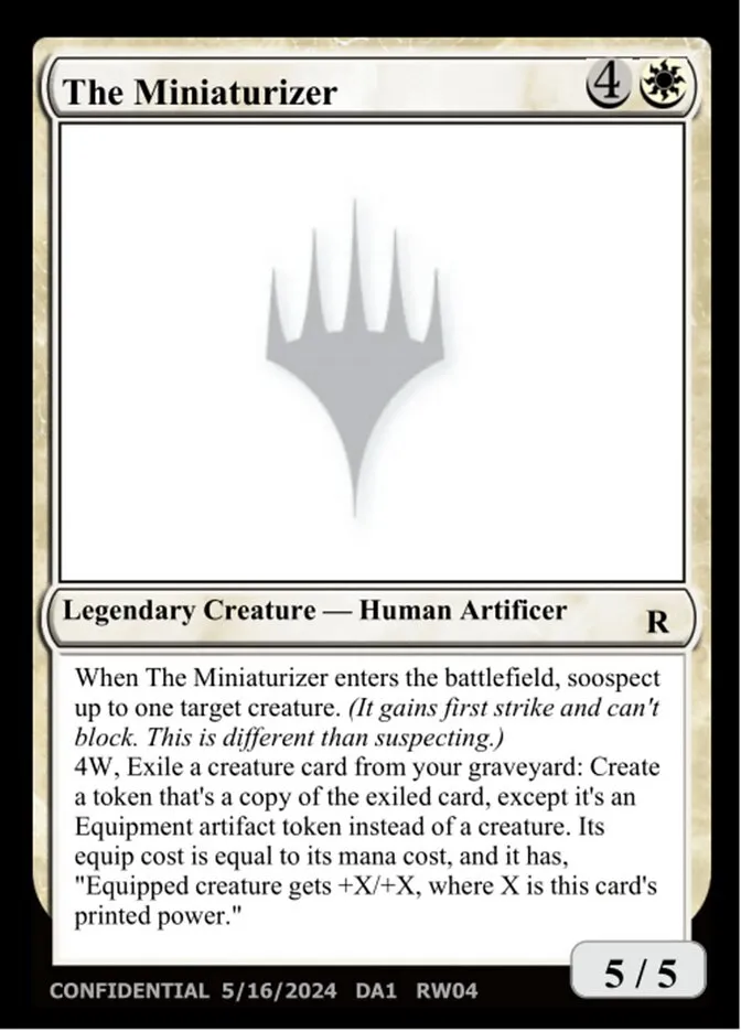 2023 Unknown Event The Miniaturizer #RW04d rare card image