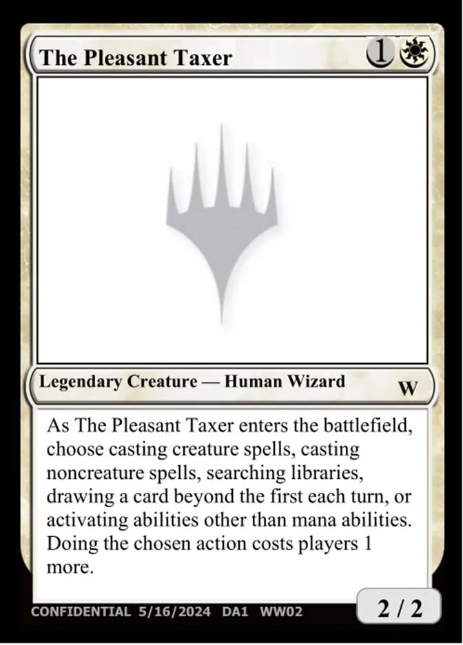 2023 Unknown Event The Pleasant Taxer #WW02 special card image