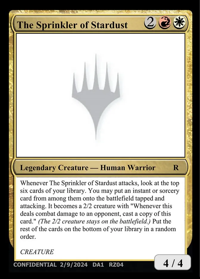 2023 Unknown Event The Sprinkler of Stardust #RZ04k rare card image