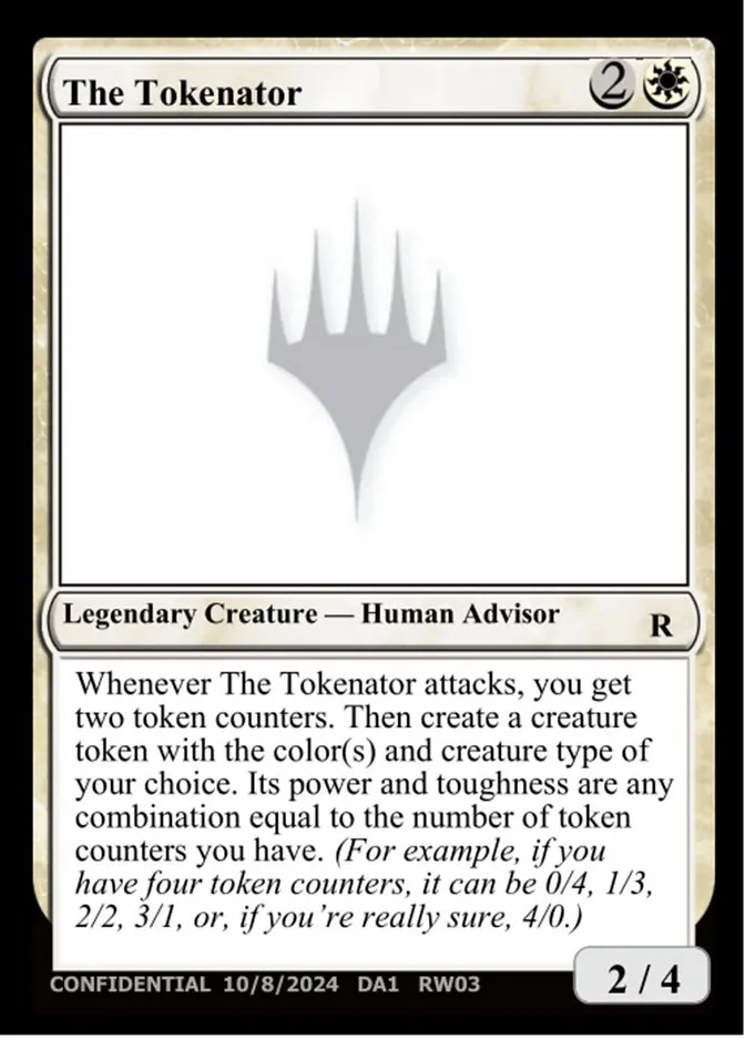 2023 Unknown Event The Tokenator #RW03g rare card image
