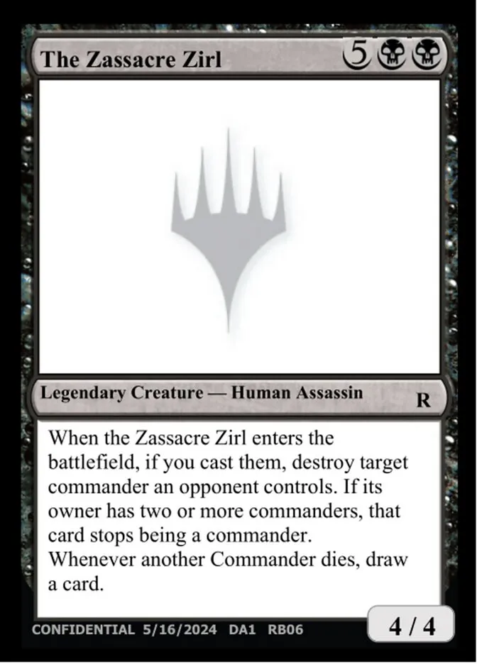 2023 Unknown Event The Zassacre Zirl #RB06 rare card image
