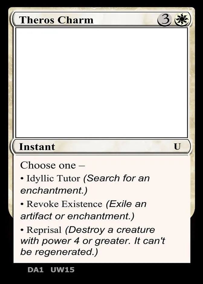 2023 Unknown Event Theros Charm uncommon #UW15 uncommon card image