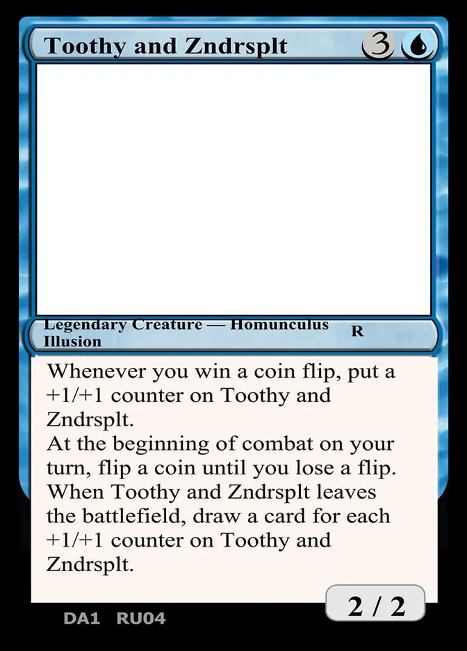 2023 Unknown Event Toothy and Zndrsplt #RU04b rare card image