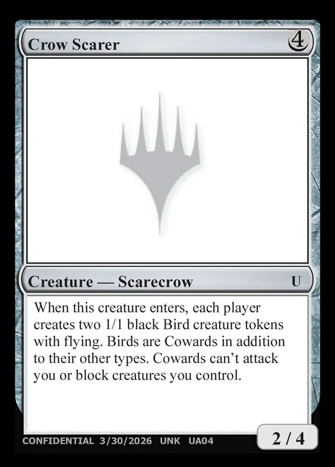 2023 Unknown Event Crow Scarer uncommon #UA02 uncommon card image