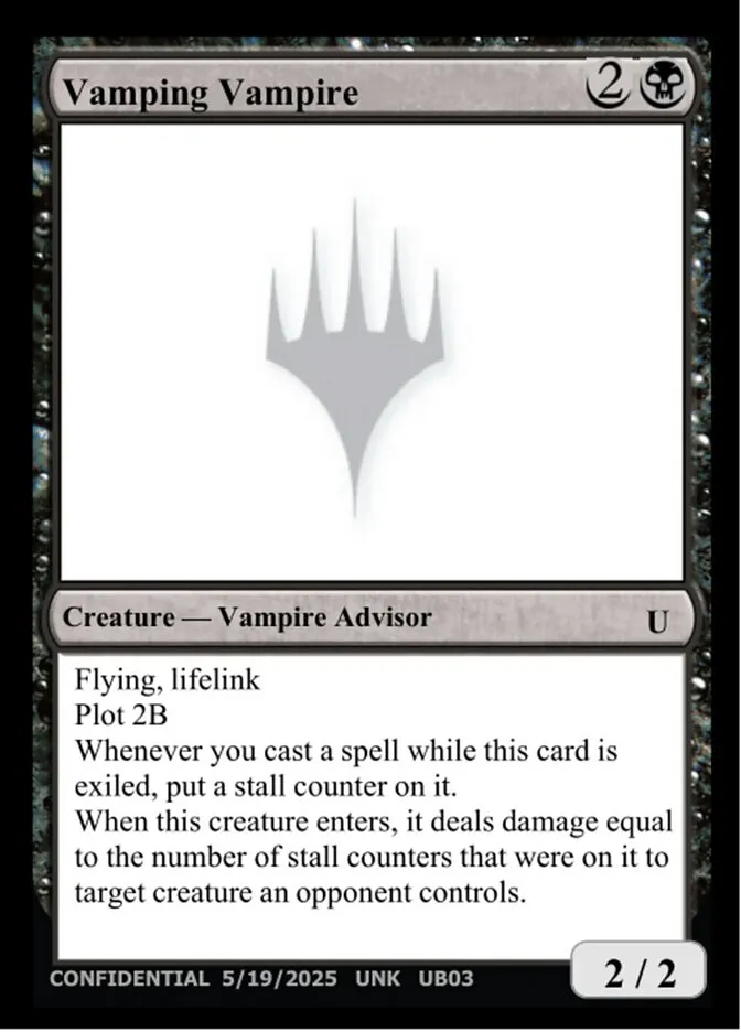 2023 Unknown Event Vamping Vampire uncommon #UB03a uncommon card image