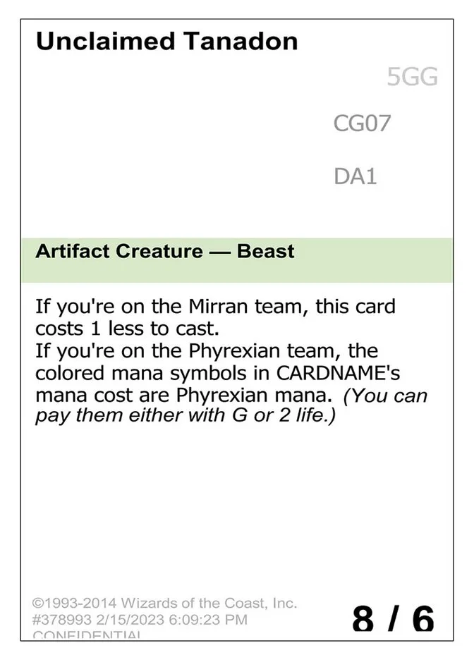 2023 Unknown Event Unclaimed Tanadon #CG07 common card image