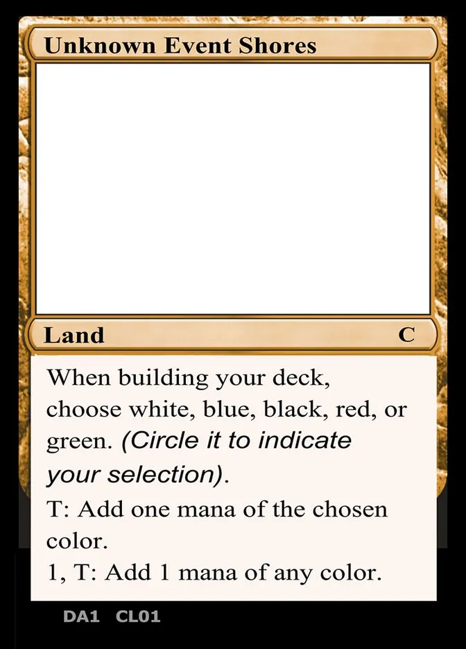 2023 Unknown Event Unknown Event Shores common #CL01b common card image