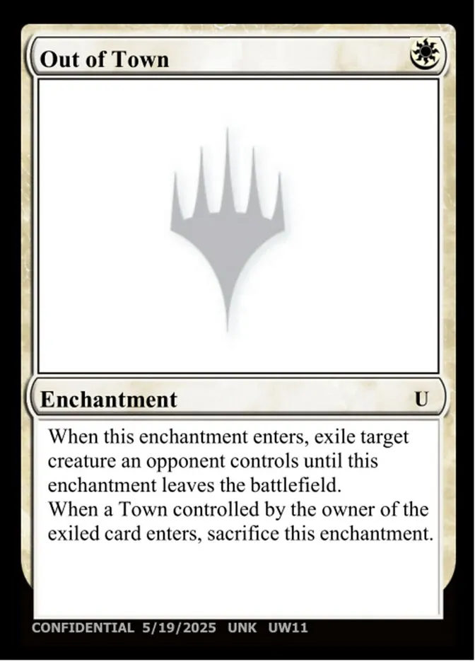 2023 Unknown Event Out of Town #UW11a uncommon card image