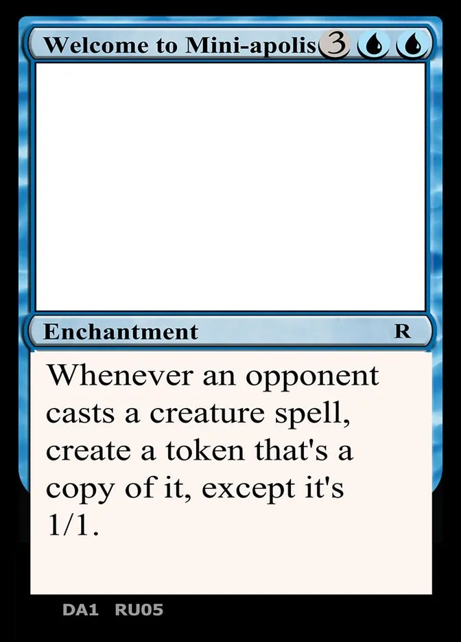 2023 Unknown Event Welcome to Mini-apolis #RU05 rare card image