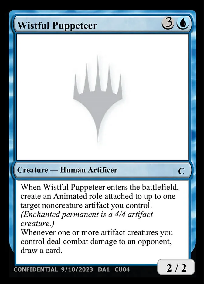 2023 Unknown Event Wistful Puppeteer common #CU04d common card image