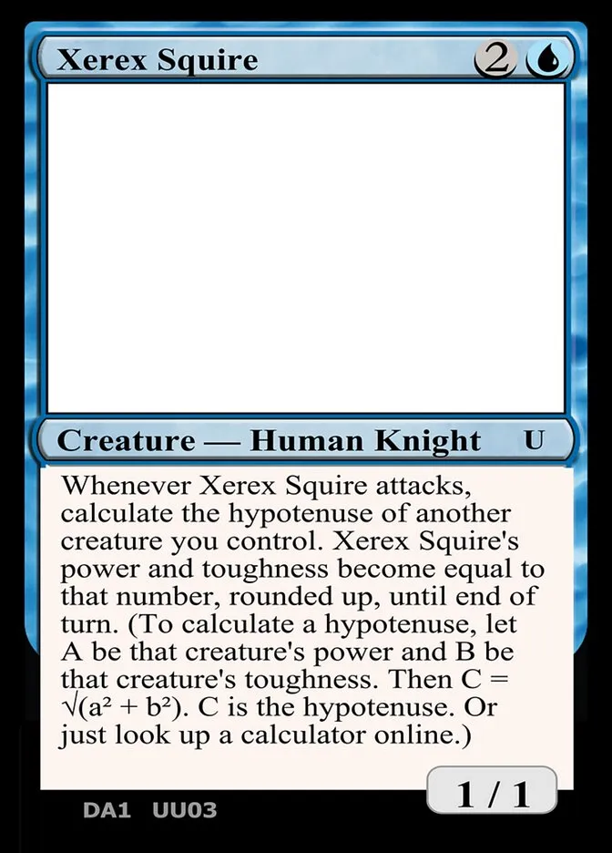 2023 Unknown Event Xerex Squire uncommon #UU03c uncommon card image