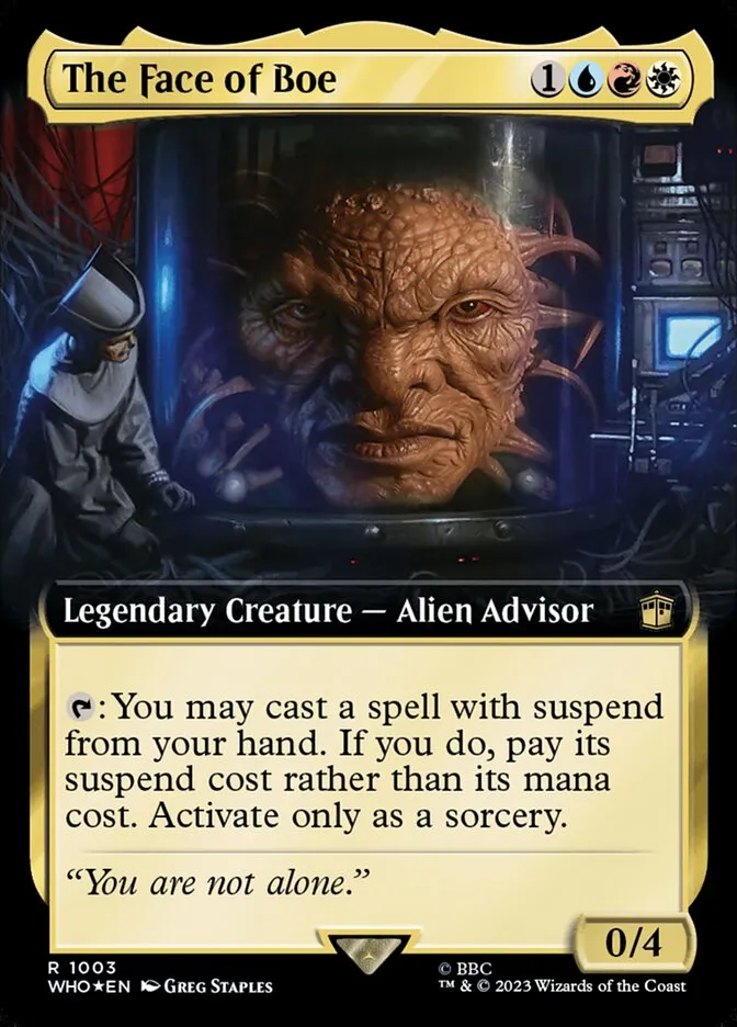 2023 Doctor Who The Face of Boe #1003 rare card image