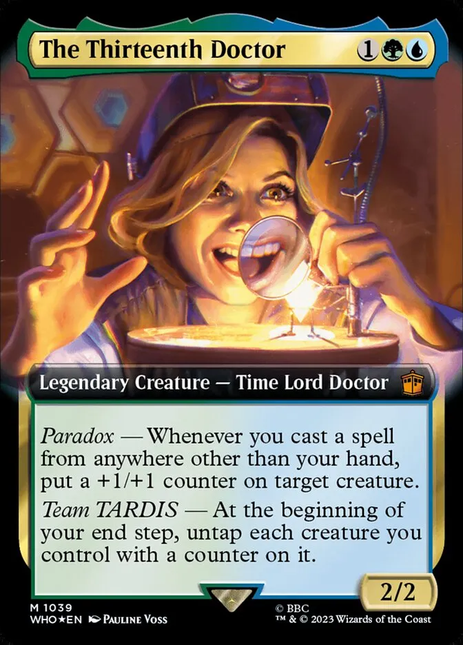 2023 Doctor Who The Thirteenth Doctor #1039 mythic card image