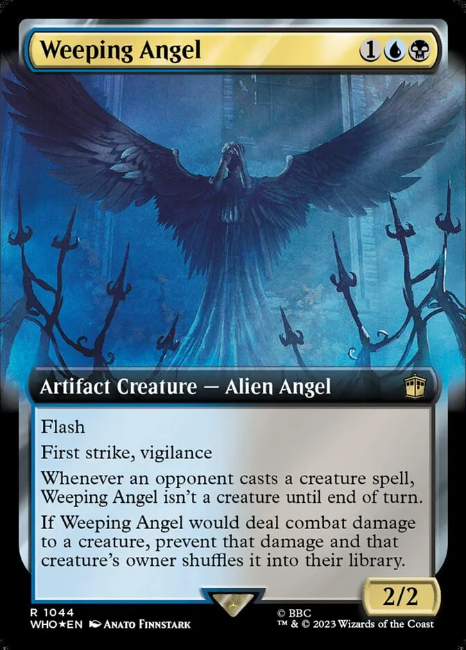 2023 Doctor Who Weeping Angel #1044 rare card image