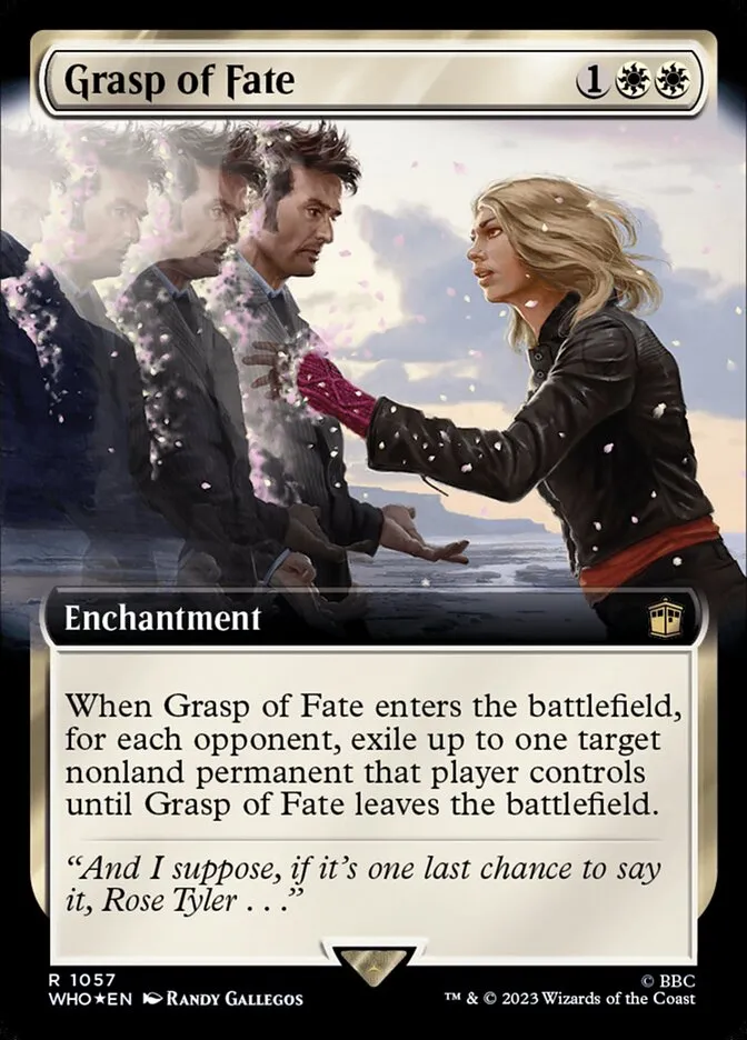 2023 Doctor Who Grasp of Fate #1057 rare card image