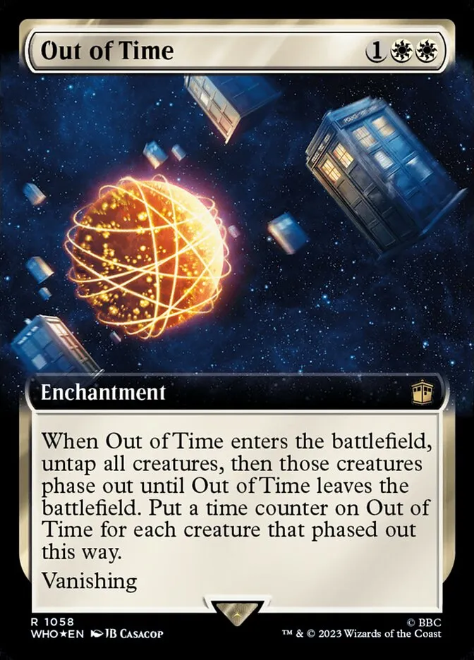 2023 Doctor Who Out of Time #1058 rare card image