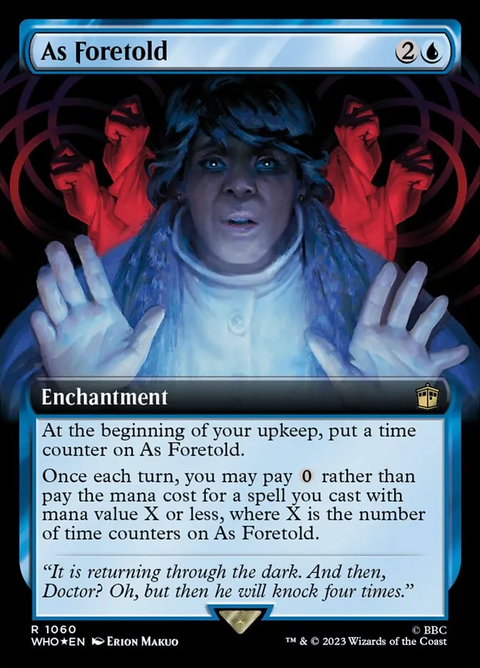 2023 Doctor Who As Foretold #1060 rare card image