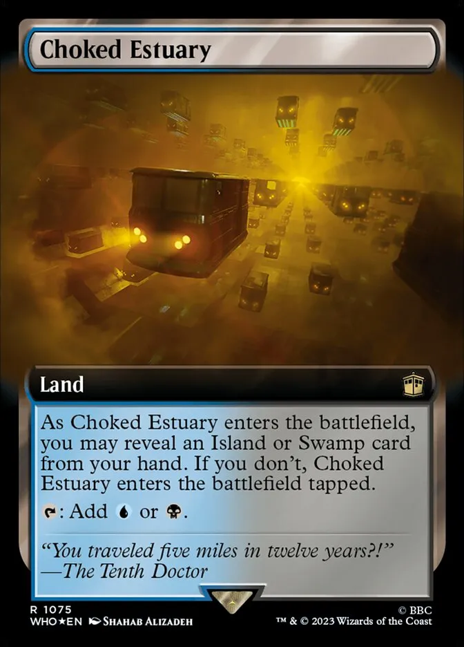 2023 Doctor Who Choked Estuary #1075 rare card image