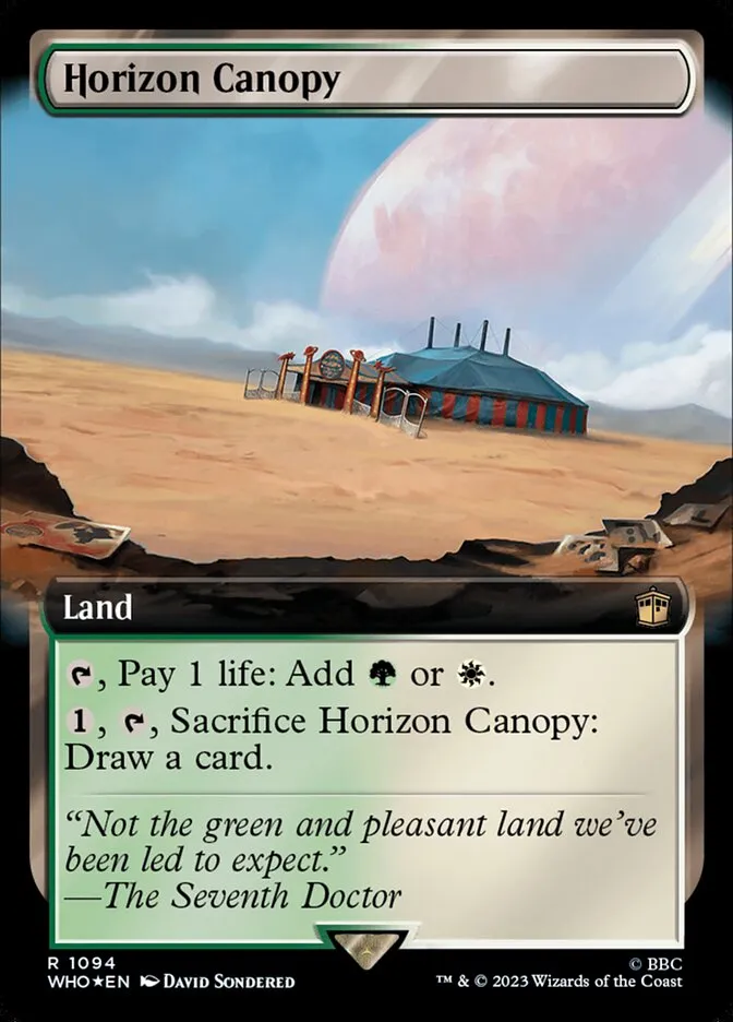 2023 Doctor Who Horizon Canopy #1094 rare card image