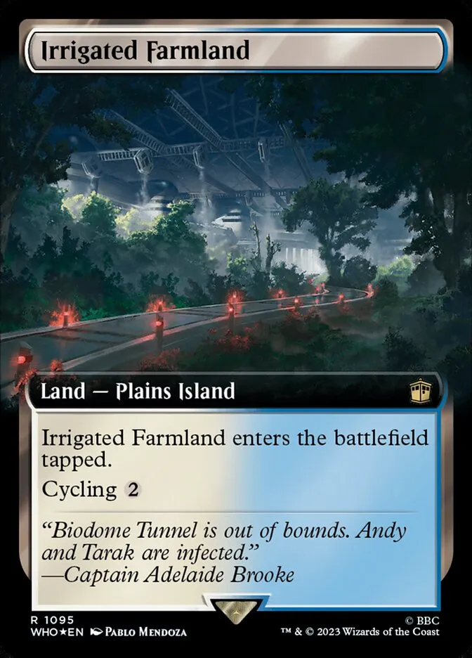 2023 Doctor Who Irrigated Farmland #1095 rare card image