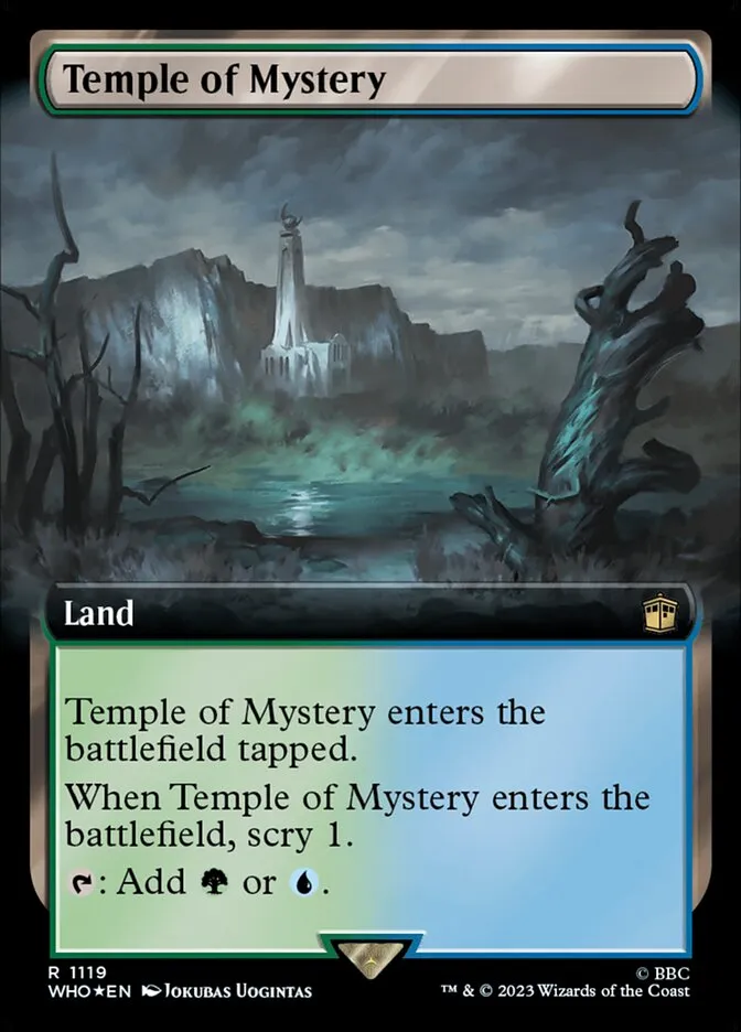 2023 Doctor Who Temple of Mystery #1119 rare card image