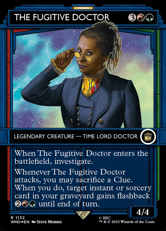 2023 Doctor Who The Fugitive Doctor #1132 rare card image