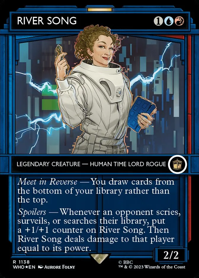 2023 Doctor Who River Song #1138 rare card image