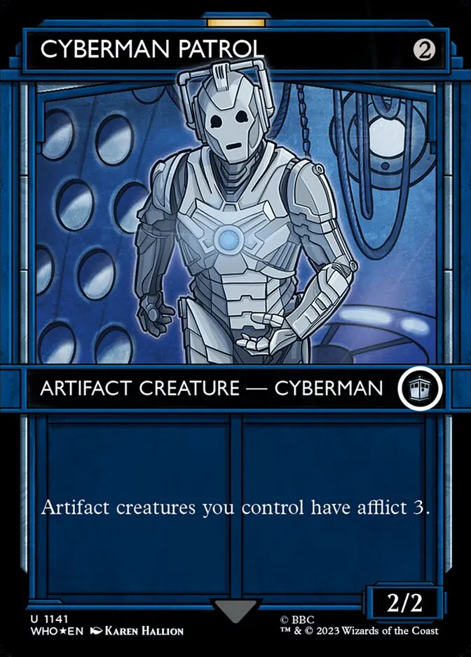 2023 Doctor Who Cyberman Patrol #1141 uncommon card image
