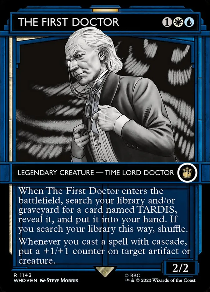 2023 Doctor Who The First Doctor #1143 rare card image