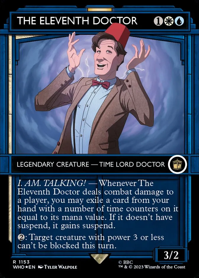 2023 Doctor Who The Eleventh Doctor #1153 rare card image