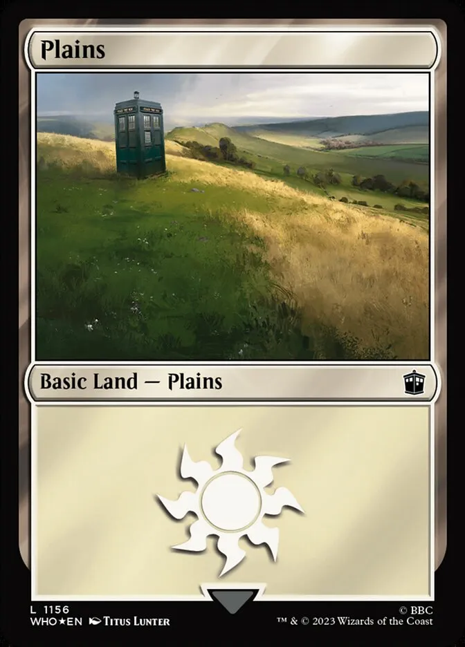 2023 Doctor Who Plains #1156 common card image
