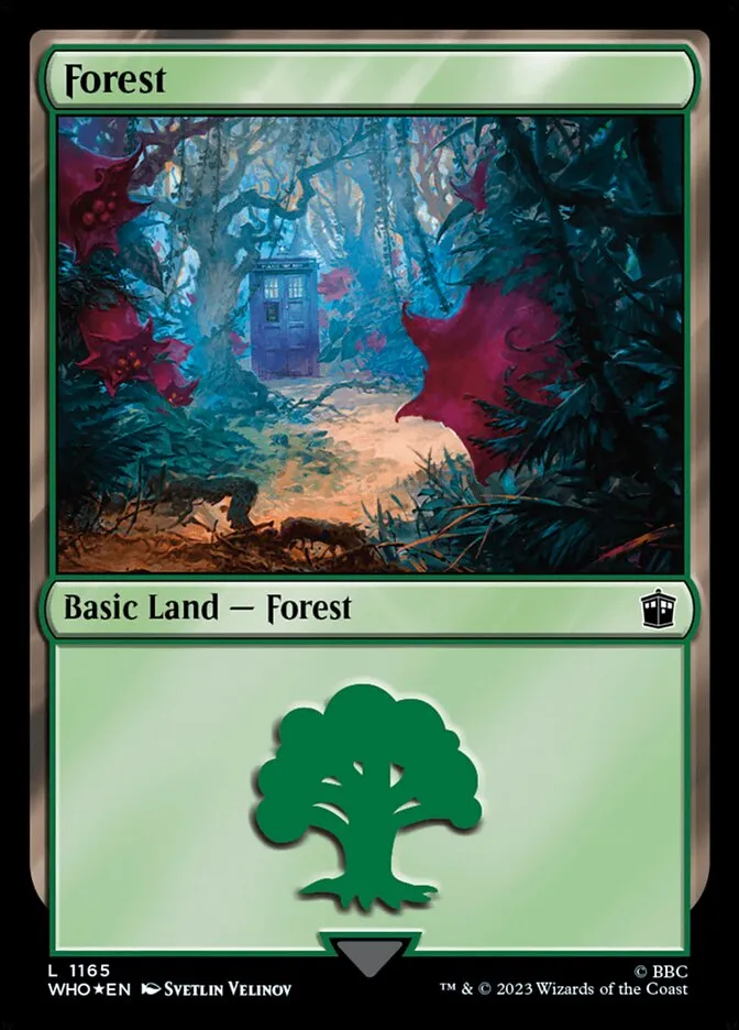 2023 Doctor Who Forest #1165 common card image