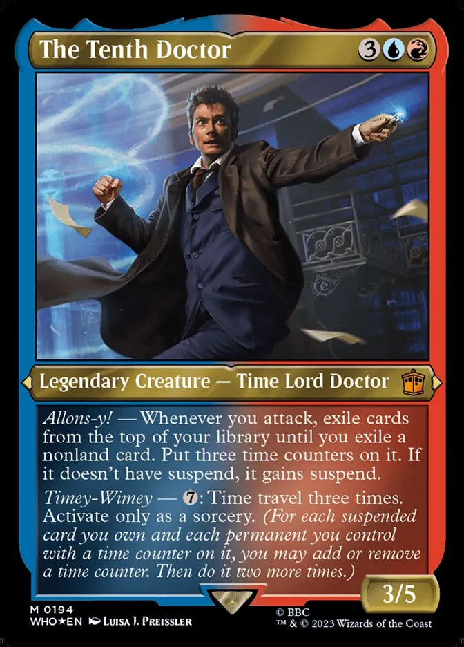 2023 Doctor Who The Tenth Doctor #194 mythic card image