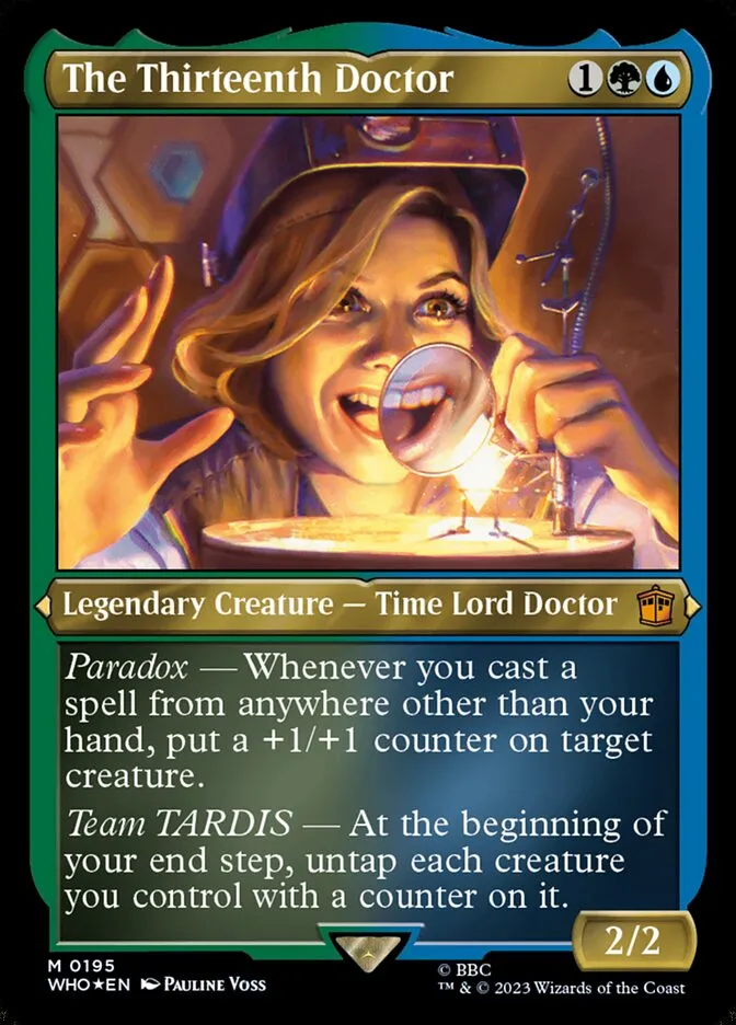 2023 Doctor Who The Thirteenth Doctor #195 mythic card image