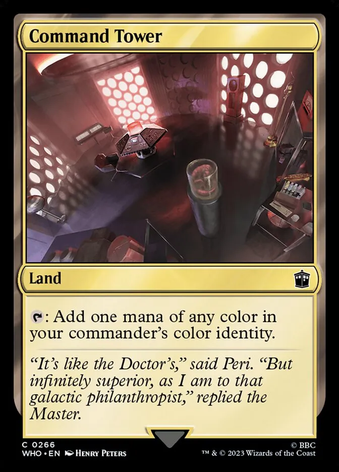 2023 Doctor Who Command Tower common #266 common card image