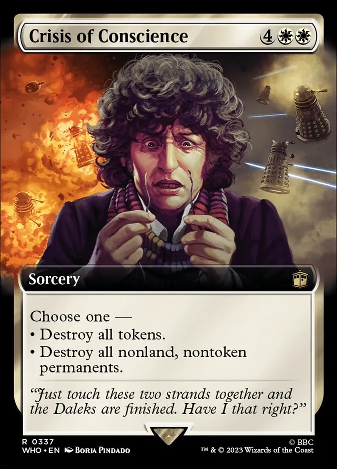 2023 Doctor Who Crisis of Conscience [Extended Art] rare #337 rare card image