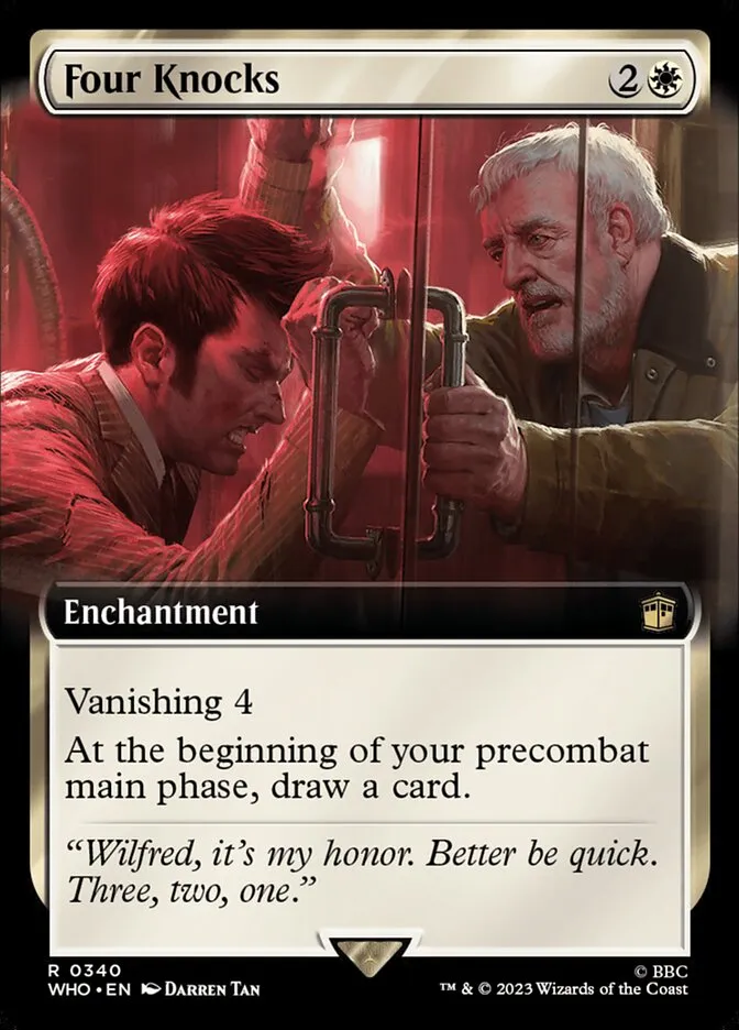 2023 Doctor Who Four Knocks [Extended Art] rare #340 rare card image